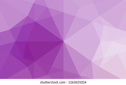 Light Purple vector polygonal background. Colorful illustration in abstract style with gradient. A completely new design for your business.