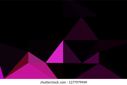 Light Purple vector polygonal background. Geometric illustration in Origami style with gradient.  The elegant pattern can be used as part of a brand book.