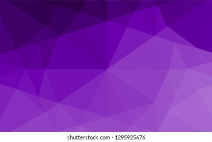 Light Purple vector polygonal background. A sample with polygonal shapes. The polygonal design can be used for your web site.
