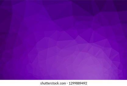 Light Purple vector polygonal background. Shining colored illustration in a Brand new style. Triangular pattern for your business design.