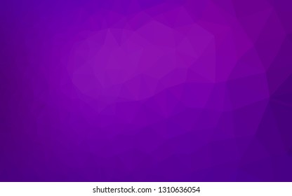 Light Purple vector polygonal background. Creative illustration in halftone style with gradient. Completely new template for your business design.