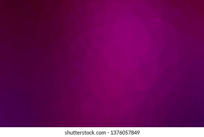 Light Purple vector polygonal background. Colorful abstract illustration with gradient. Template for your brand book.