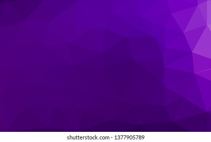 Light Purple vector polygonal background. Creative illustration in halftone style with gradient. Elegant pattern for a brand book.
