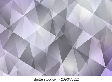 Hellvioletter, mehrfarbiger Hintergrund. Dreieckige geometrische Probe mit Farbverlauf.  Neue Vorlage für Ihr Markenbuch.