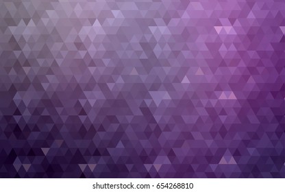 Light Purple vector polygonal background. Colorful illustration in abstract style with gradient. A completely new template for your business design.