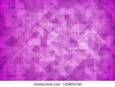 Light Purple vector polygonal polygonal. Creative geometric illustration in Origami style with gradient. Brand new style for your business design.