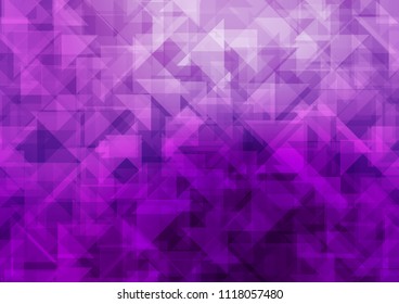 Light Purple vector polygonal polygonal. Geometric illustration in Origami style with gradient.  A completely new design for your business.