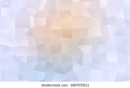 Light Purple vector polygonal illustration, which consist of rectangles. Rectangular pattern for your business design. Geometric background in Origami style with gradient. 