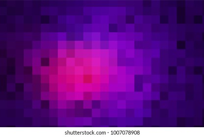 Light Purple vector polygonal illustration consisting of rectangles. Rectangular design for your business. Creative geometric background in origami style with gradient.