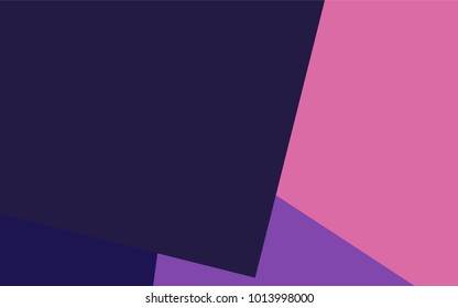 Light Purple vector polygonal illustration consisting of rectangles. Rectangular design for your business. Creative geometric background in origami style with gradient.