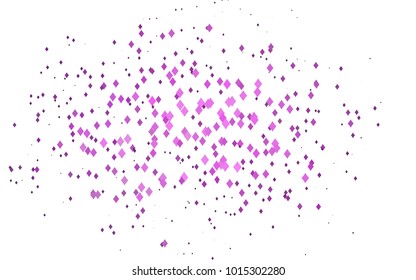 Light Purple vector polygonal illustration consisting of rectangles. Rectangular design for your business. Creative geometric background in origami style with gradient.