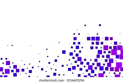 Light Purple vector polygonal illustration, which consist of rectangles. Rectangular pattern for your business design. Geometric background in Origami style with gradient. 
