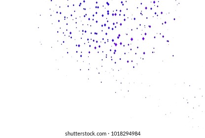 Light Purple vector polygonal illustration, which consist of rectangles. Rectangular pattern for your business design. Geometric background in Origami style with gradient. 
