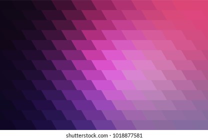 Light Purple vector polygonal illustration consisting of rectangles. Rectangular design for your business. Creative geometric background in origami style with gradient.