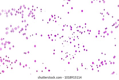Light Purple vector polygonal illustration consisting of rectangles. Rectangular design for your business. Creative geometric background in origami style with gradient.