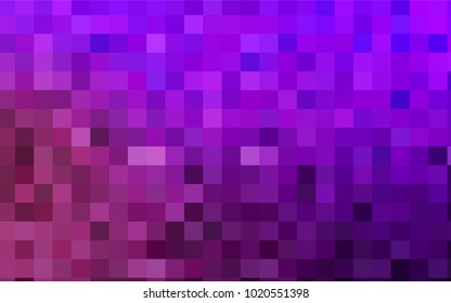 Light Purple vector polygonal illustration consisting of rectangles. Rectangular design for your business. Creative geometric background in origami style with gradient.
