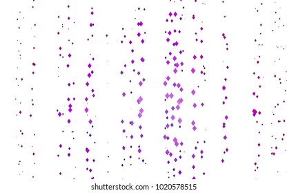 Light Purple vector polygonal illustration, which consist of rectangles. Rectangular pattern for your business design. Geometric background in Origami style with gradient. 