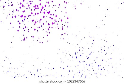 Light Purple vector polygonal illustration consisting of rectangles. Rectangular design for your business. Creative geometric background in origami style with gradient.