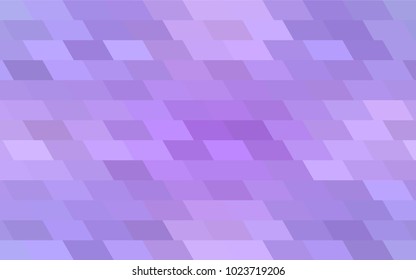 Light Purple vector polygonal illustration, which consist of rectangles. Rectangular pattern for your business design. Geometric background in Origami style with gradient. 