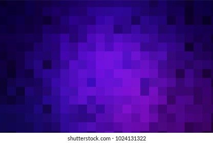 Light Purple vector polygonal illustration consisting of rectangles. Rectangular design for your business. Creative geometric background in origami style with gradient.