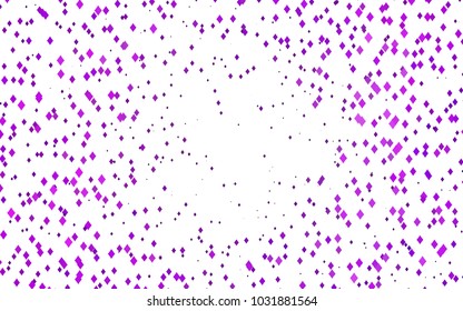 Light Purple vector polygonal illustration, which consist of rectangles. Rectangular pattern for your business design. Geometric background in Origami style with gradient. 