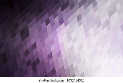 Light Purple vector polygonal illustration consisting of rectangles. Rectangular design for your business. Creative geometric background in origami style with gradient.
