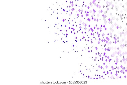 Light Purple vector polygonal illustration consisting of rectangles. Rectangular design for your business. Creative geometric background in origami style with gradient.