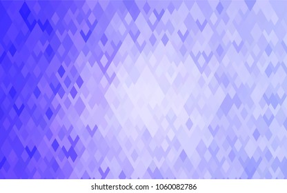 Light Purple vector polygonal illustration, which consist of rectangles. Rectangular pattern for your business design. Geometric background in Origami style with gradient. 