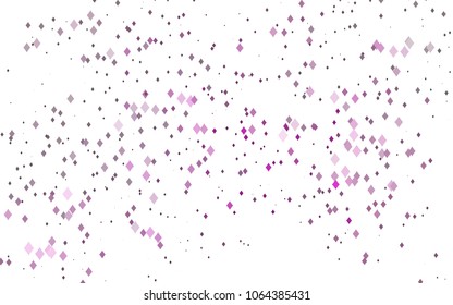 Light Purple vector polygonal illustration consisting of rectangles. Rectangular design for your business. Creative geometric background in origami style with gradient.