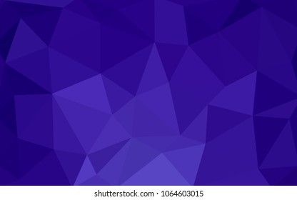 Light Purple vector polygonal illustration, which consist of triangles. Triangular pattern for your business design. Geometric background in Origami style with gradient. 