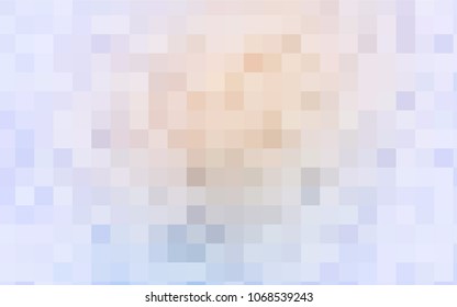 Light Purple vector polygonal illustration, which consist of rectangles. Rectangular pattern for your business design. Geometric background in Origami style with gradient. 