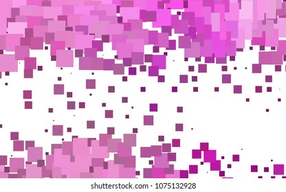 Light Purple vector polygonal illustration consisting of rectangles. Rectangular design for your business. Creative geometric background in origami style with gradient.
