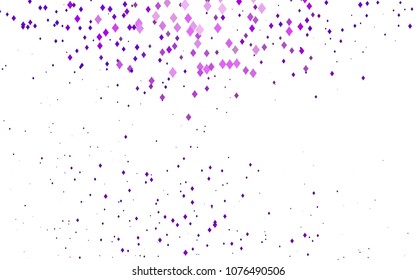 Light Purple vector polygonal illustration, which consist of rectangles. Rectangular pattern for your business design. Geometric background in Origami style with gradient. 