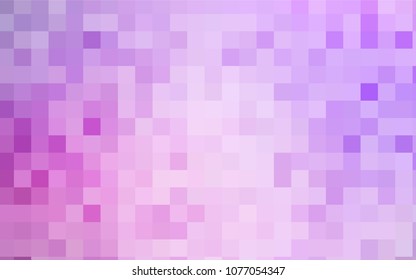 Light Purple vector polygonal illustration, which consist of rectangles. Rectangular pattern for your business design. Geometric background in Origami style with gradient. 