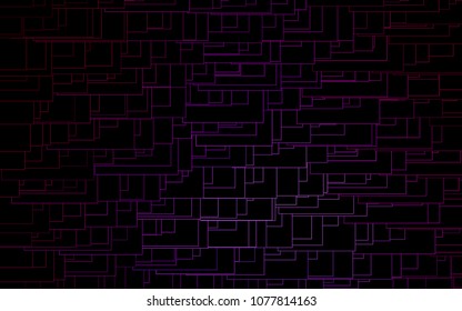 Light Purple vector polygonal illustration, which consist of rectangles. Rectangular pattern for your business design. Geometric background in Origami style with gradient. 