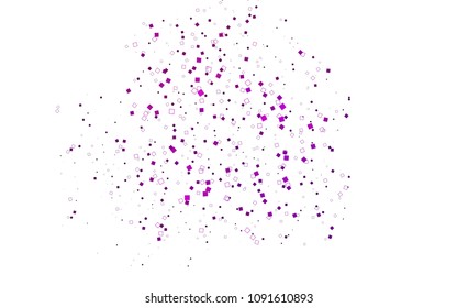 Light Purple vector polygonal illustration consisting of rectangles. Rectangular design for your business. Creative geometric background in origami style with gradient.