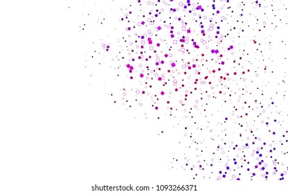 Light Purple vector polygonal illustration consisting of rectangles. Rectangular design for your business. Creative geometric background in origami style with gradient.