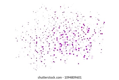 Light Purple vector polygonal illustration, which consist of rectangles. Rectangular pattern for your business design. Geometric background in Origami style with gradient. 