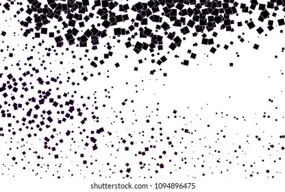 Light Purple vector polygonal illustration consisting of rectangles. Rectangular design for your business. Creative geometric background in origami style with gradient.