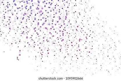 Light Purple vector polygonal illustration consisting of rectangles. Rectangular design for your business. Creative geometric background in origami style with gradient.