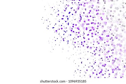 Light Purple vector polygonal illustration consisting of rectangles. Rectangular design for your business. Creative geometric background in origami style with gradient.