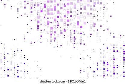 Light Purple vector polygonal illustration, which consist of rectangles. Rectangular pattern for your business design. Geometric background in Origami style with gradient. 