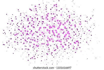 Light Purple vector polygonal illustration consisting of rectangles. Rectangular design for your business. Creative geometric background in origami style with gradient.