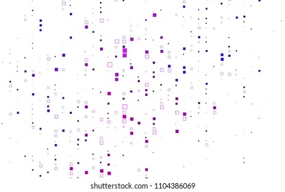 Light Purple vector polygonal illustration, which consist of rectangles. Rectangular pattern for your business design. Geometric background in Origami style with gradient. 