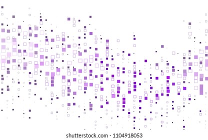 Light Purple vector polygonal illustration, which consist of rectangles. Rectangular pattern for your business design. Geometric background in Origami style with gradient. 