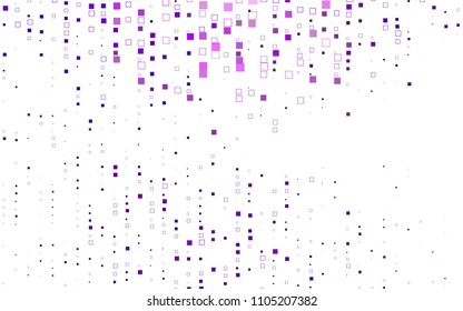 Light Purple vector polygonal illustration, which consist of rectangles. Rectangular pattern for your business design. Geometric background in Origami style with gradient. 