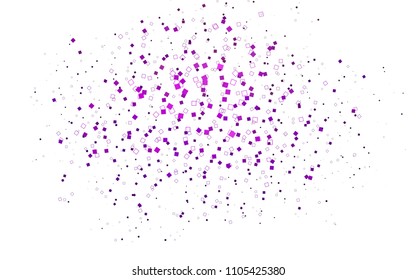 Light Purple vector polygonal illustration consisting of rectangles. Rectangular design for your business. Creative geometric background in origami style with gradient.