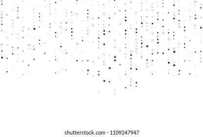 Light Purple vector polygonal illustration consisting of rectangles. Rectangular design for your business. Creative geometric background in origami style with gradient.