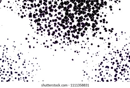 Light Purple vector polygonal illustration, which consist of rectangles. Rectangular pattern for your business design. Geometric background in Origami style with gradient. 
