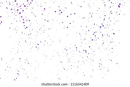 Light Purple vector polygonal illustration consisting of rectangles. Rectangular design for your business. Creative geometric background in origami style with gradient.